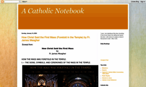 Catholicnotebook.blogspot.com thumbnail
