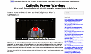 Catholicprayerwarriors.com thumbnail