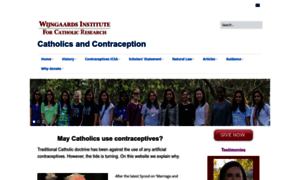 Catholicsandcontraception.com thumbnail