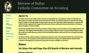 Catholicscouting-dallas.org thumbnail