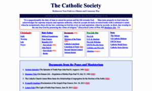 Catholicsociety.com thumbnail
