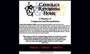 Catholicsreturninghome.org thumbnail