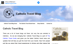 Catholictravelblog.com thumbnail