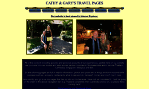 Cathyandgarystravelpages.com thumbnail