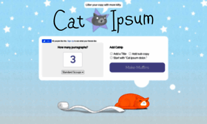 Catipsum.com thumbnail