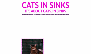 Catsinsinks.com thumbnail