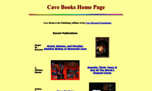 Cavebooks.com thumbnail