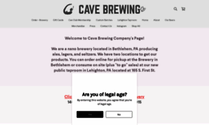 Cavebrewing.com thumbnail