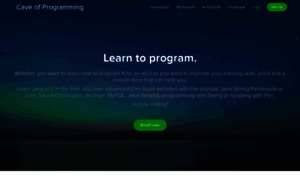 Caveofprogramming.teachable.com thumbnail