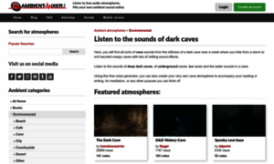 Caves.ambient-mixer.com thumbnail