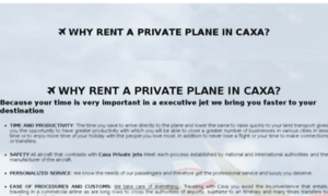 Caxa-private-jets.com thumbnail