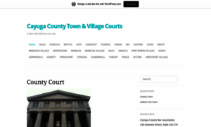 Cayugacountytownandvillagecourts.wordpress.com thumbnail