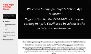 Cayugaheightsafterschool.org thumbnail