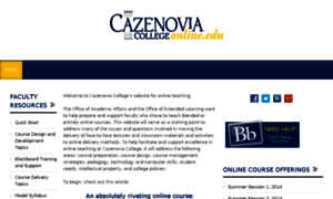 Cazenoviacollegeonline.com thumbnail