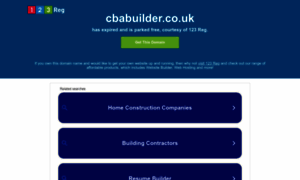 Cbabuilder.co.uk thumbnail
