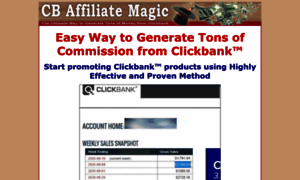 Cbaffiliatemagic.com thumbnail