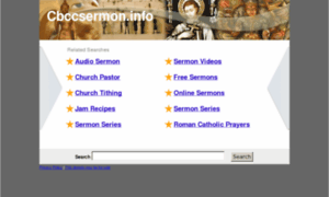 Cbccsermon.info thumbnail
