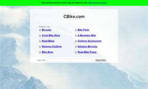 Cbike.com thumbnail