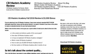 Cbmastersacademyreview.com thumbnail