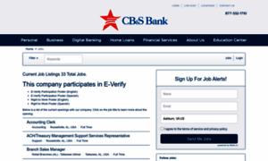 Cbsbank.applicantpro.com thumbnail