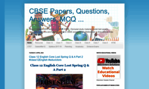 Cbse.eduvictors.com thumbnail