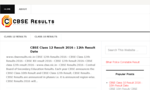 Cbseclassresults.in thumbnail