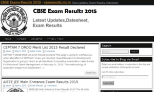 Cbseresultsnic2015.in thumbnail