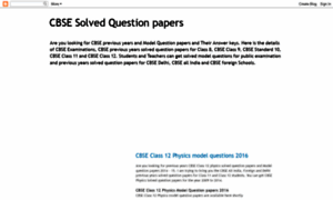 Cbsesolvedquestionpaper.blogspot.com thumbnail