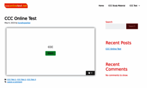 Ccconlinetest.net thumbnail