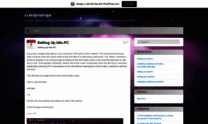Cciedynamips.wordpress.com thumbnail
