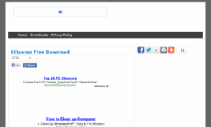 Ccleanerfreedownload.in thumbnail