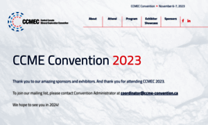 Ccme-convention.ca thumbnail