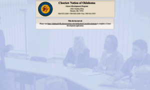 Cdapplication.choctawnation.com thumbnail
