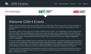 Cdm4events.org.uk thumbnail