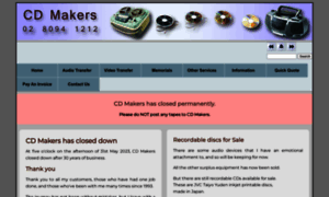 Cdmakers.com.au thumbnail