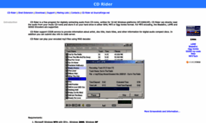 Cdrider.sourceforge.net thumbnail