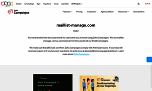 Cdur.maillist-manage.com thumbnail