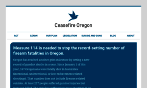 Ceasefireoregon.org thumbnail