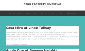 Cebupropertyinvesting.com thumbnail