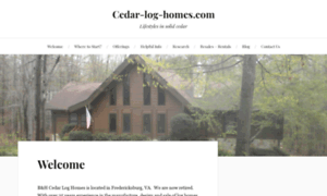 Cedar-log-homes.com thumbnail