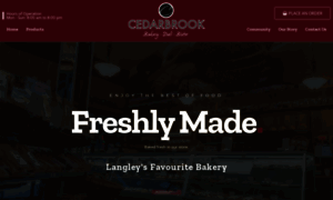 Cedarbrookbakerydeli.com thumbnail