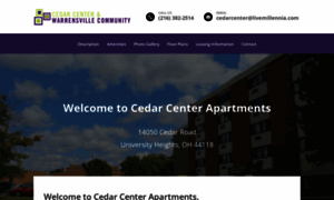 Cedarcenterapartments.com thumbnail