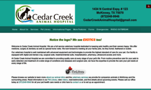 Cedarcreekanimalhospital.com thumbnail