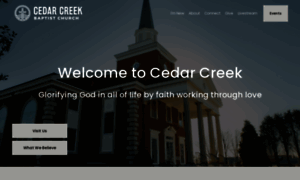 Cedarcreekbaptist.com thumbnail