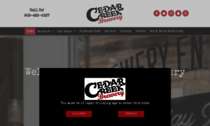 Cedarcreekbrewery.com thumbnail