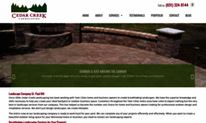 Cedarcreeklandscaping.net thumbnail