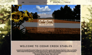 Cedarcreekstables.us thumbnail