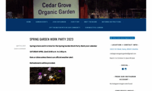 Cedargrovegarden.wordpress.com thumbnail