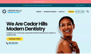 Cedarhillsmoderndentistry.com thumbnail