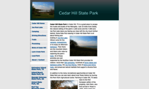 Cedarhillstatepark.org thumbnail